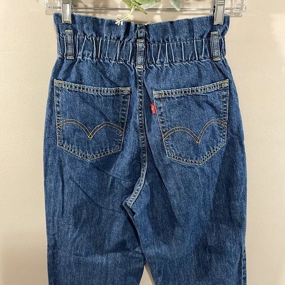 Levi’s 80’s High Rise Paperbag Taper Denim Jeans 25 - Picture 6 of 15